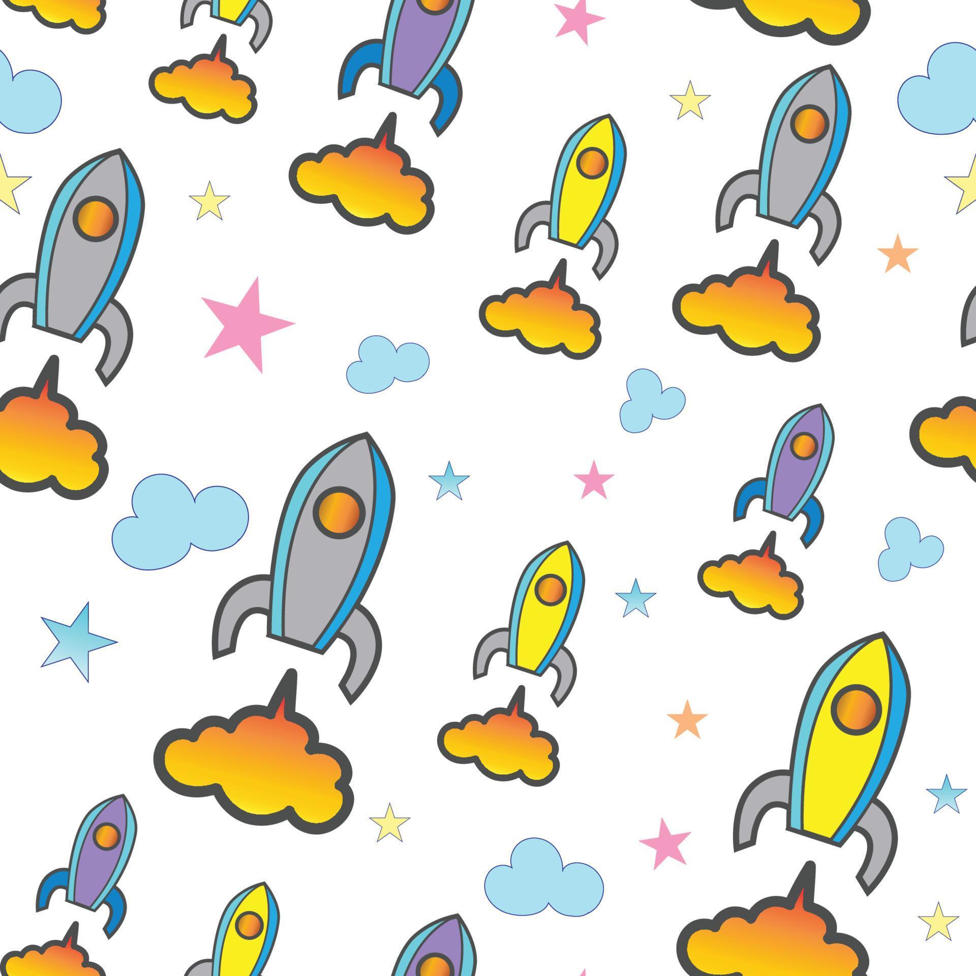 Pattern Rocket Tip rocket pattern seamless background 10486376 Vector Art at Vecteezy