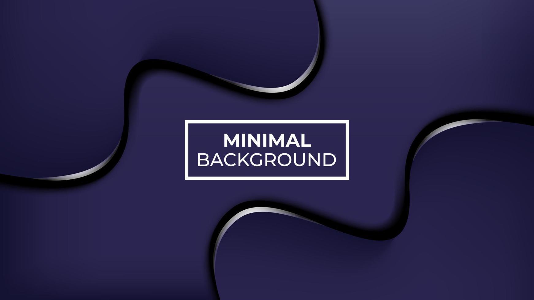 Minimal background dark blue and there are two curved lines like liquid, easy to edit vector