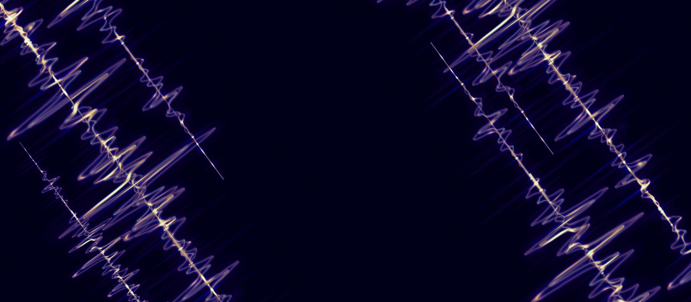 equalizer pulse heart wave lines abstract background 3d illustration photo