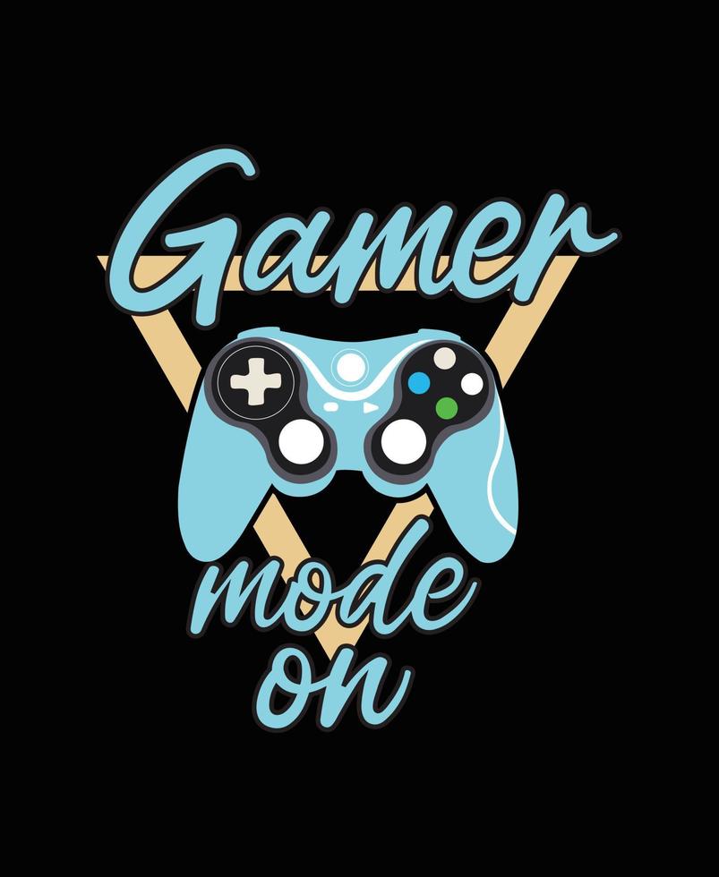 Game t shirt design. vector