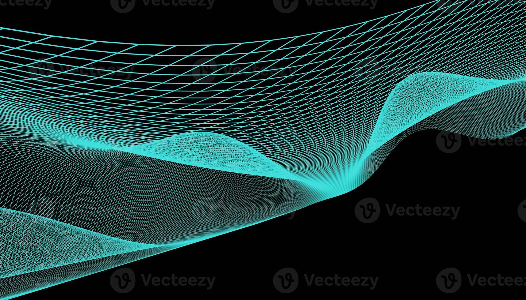 Abstract 3d mesh wave background. Futuristic technology style. Elegant background for business presentations. photo