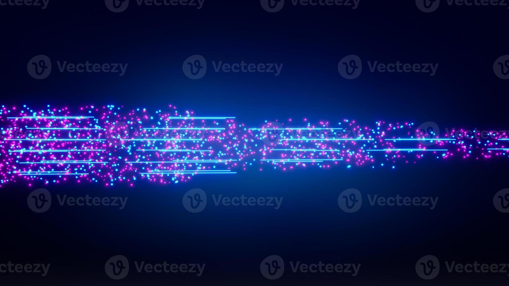Bottleneck effect with limited flow through bottle neck concept. Traffic jam abstract 3d illustration photo