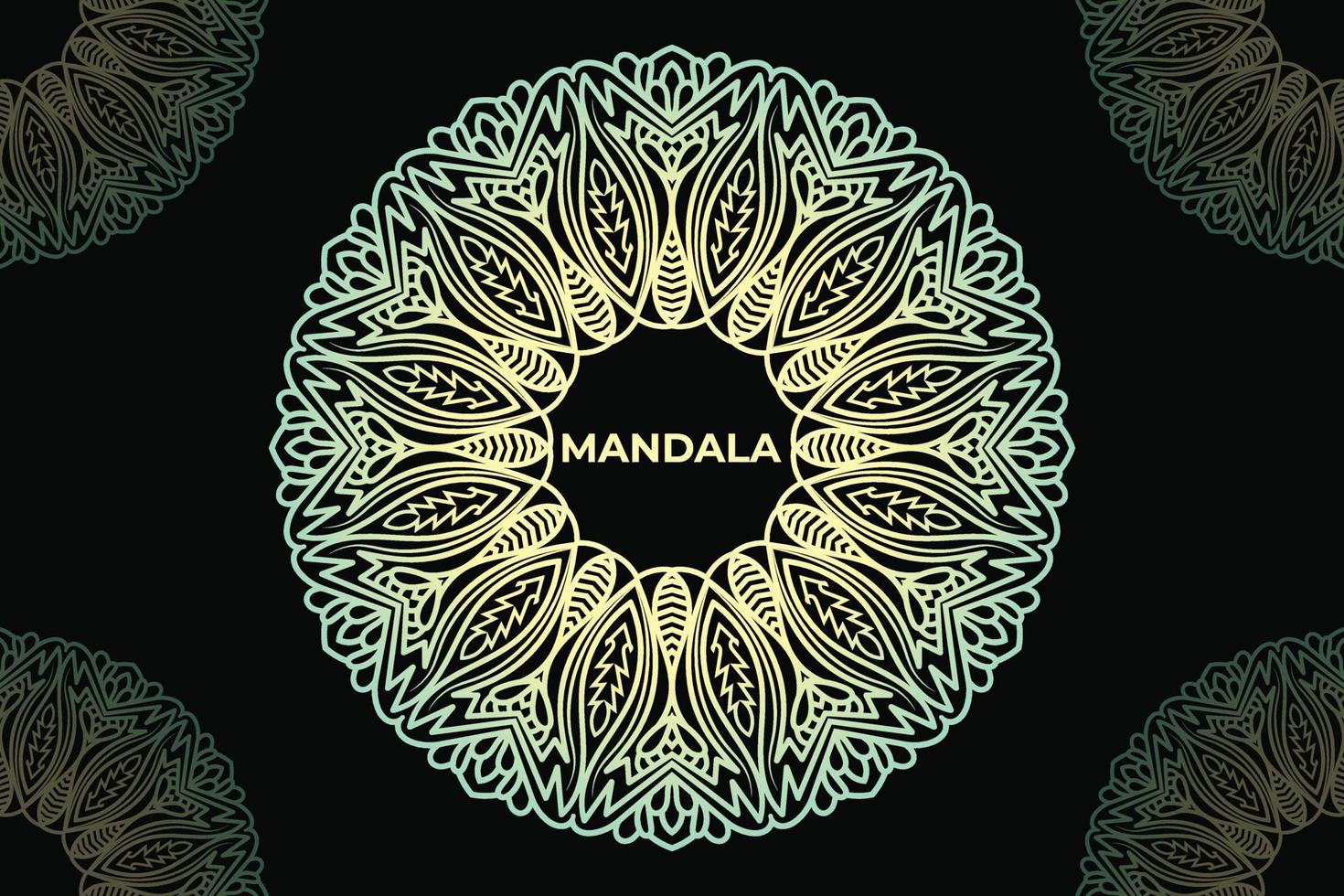 Abstract mandala background design. Frame mandala pattern design. vector