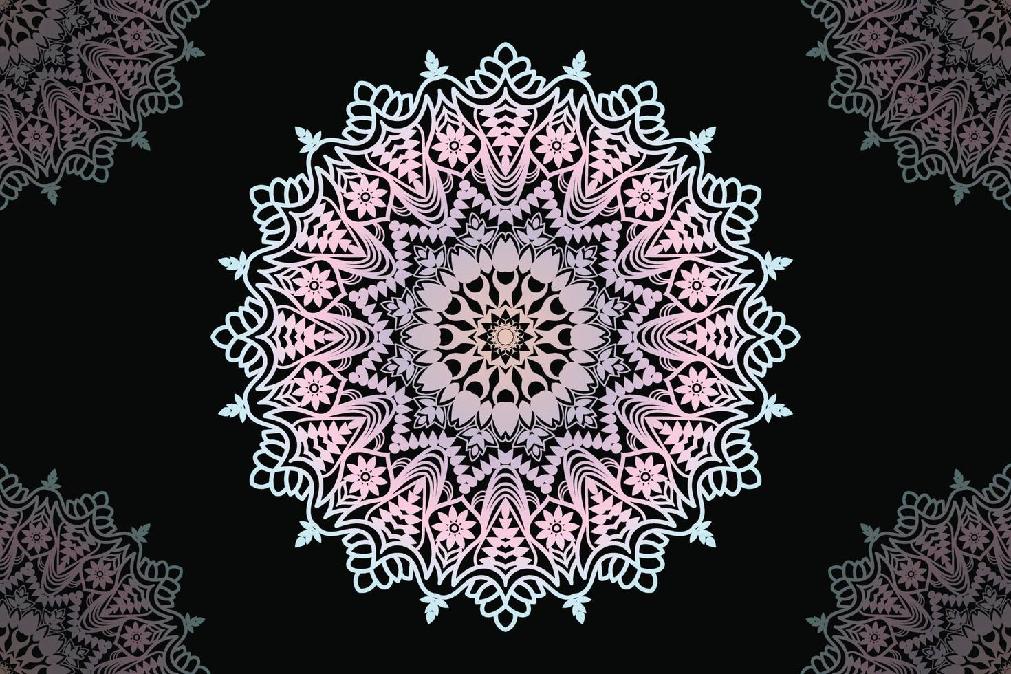 Mandala design. Vector ornamental mandala pattern design.