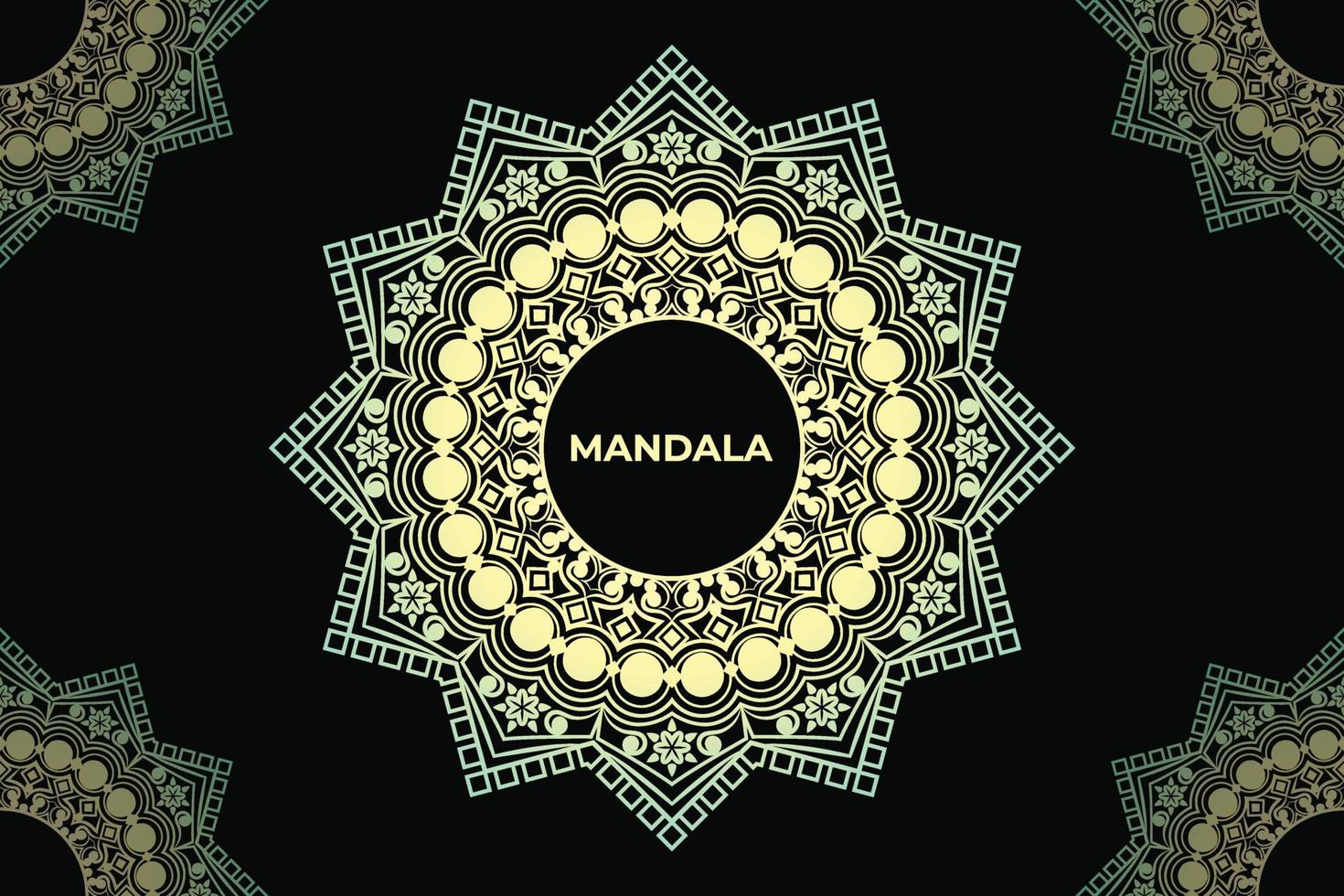 Abstract mandala background design. Frame mandala pattern design. vector