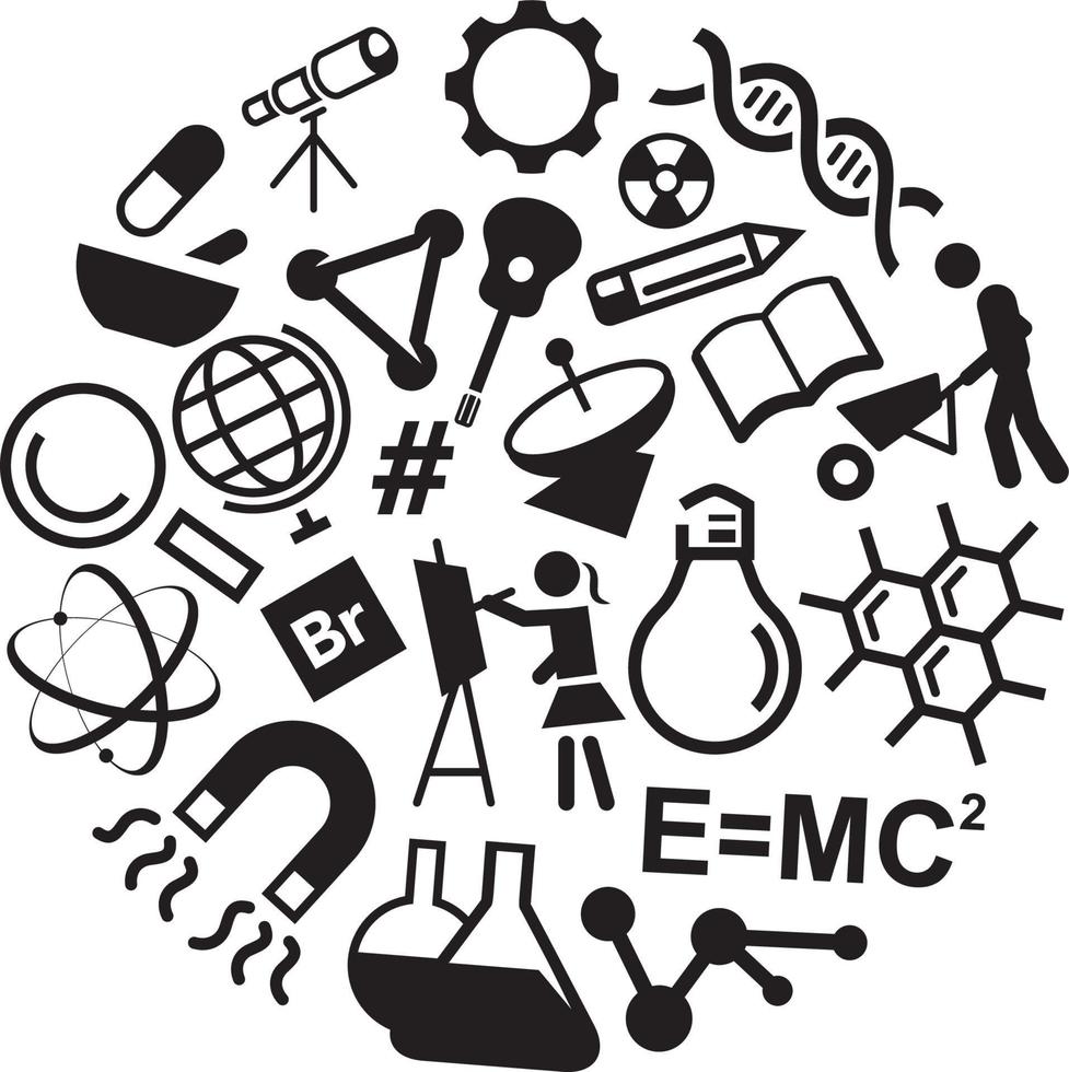 Science pack icon for all ages vector