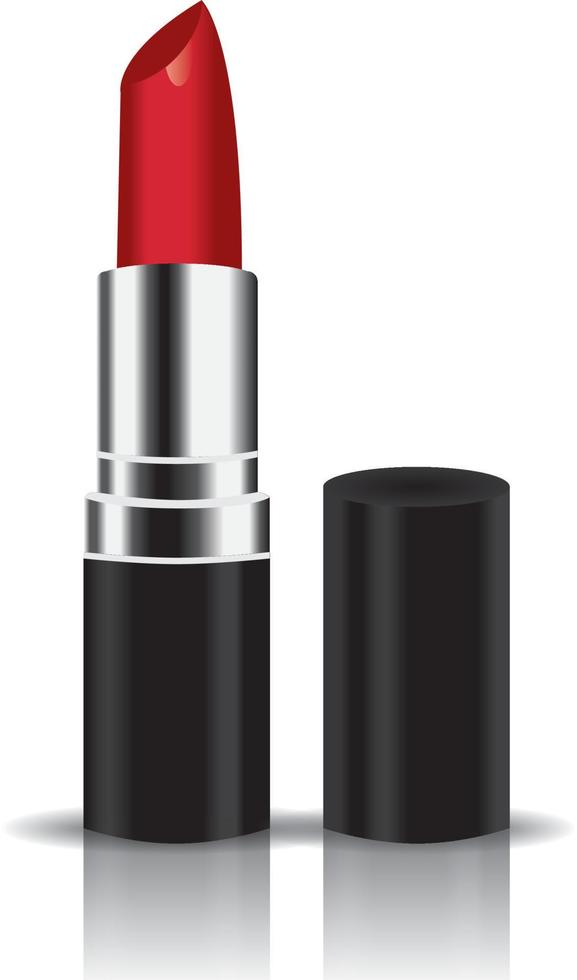 red lipstick vector