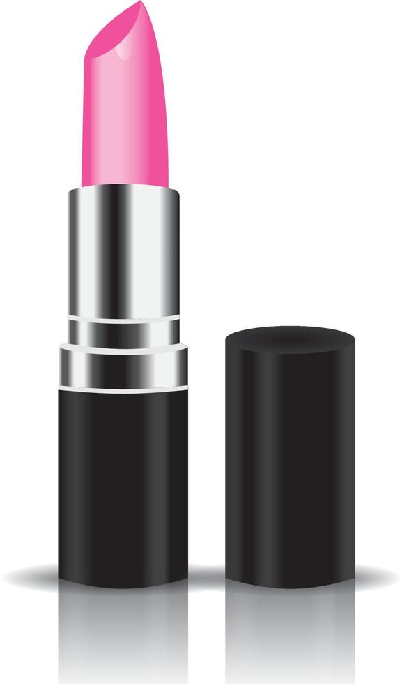 pink lipstick vector