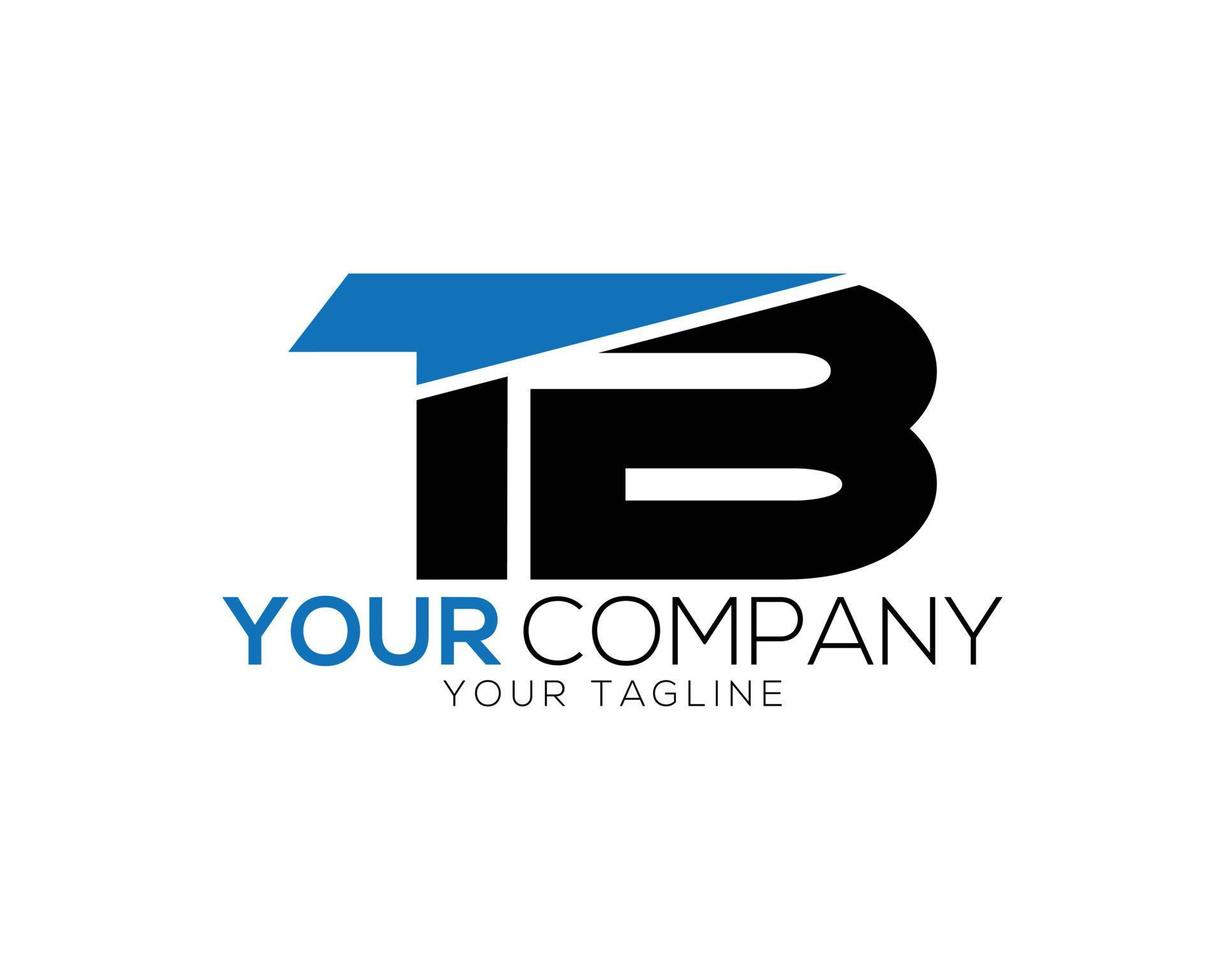 Trendy Letter TB Logo Design Creative Vector Symbol illustration.