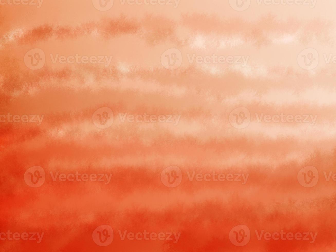 Blurred of background abstract Red and orange color watercolor on white paper splash by art hand drawn for text photo