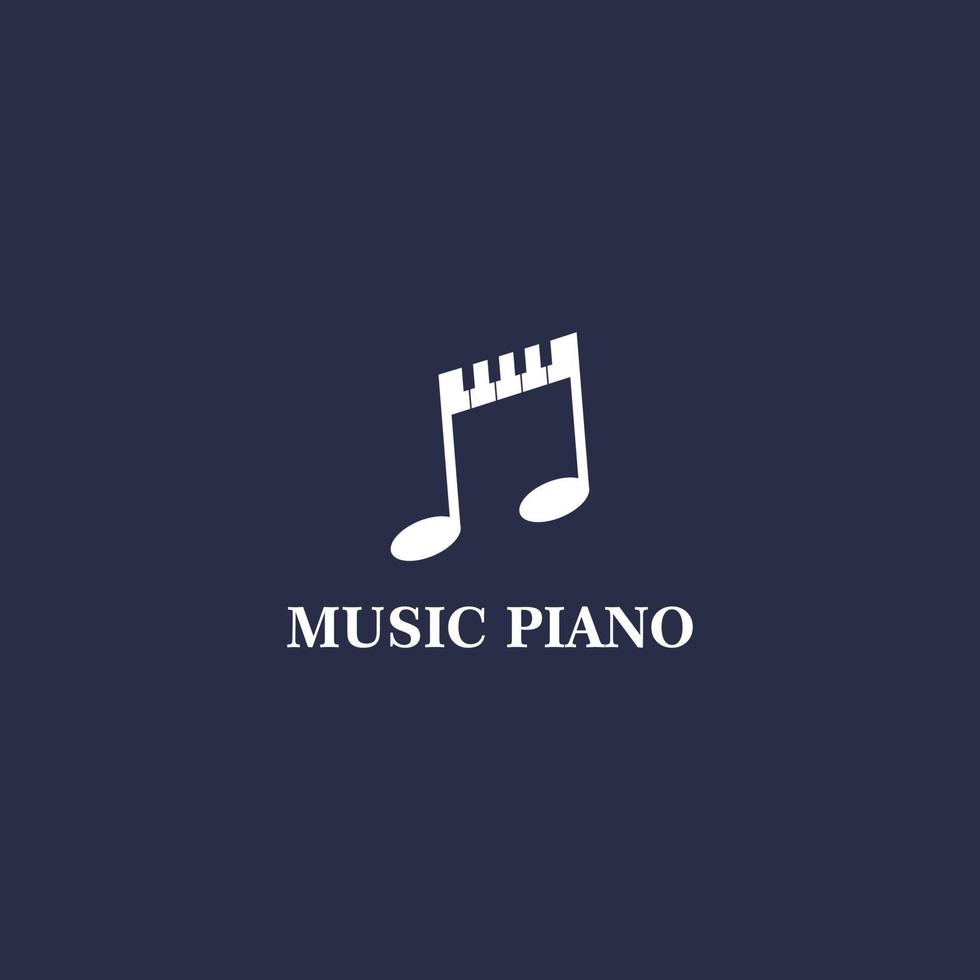 piano music abstract design vector