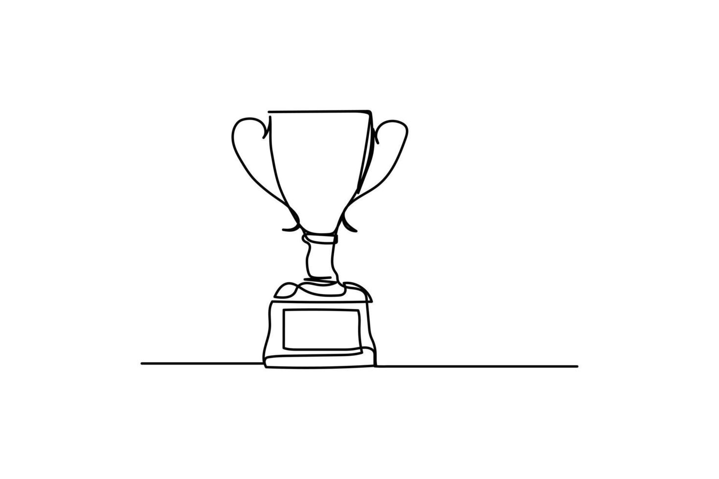 vector illustration of single continuous line hand drawn cup