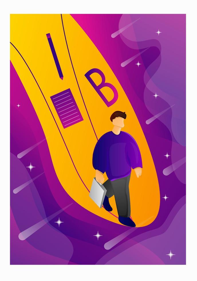 modern design flat illustration of people walking with suitcases, working people illustration ,flat design illustration vector