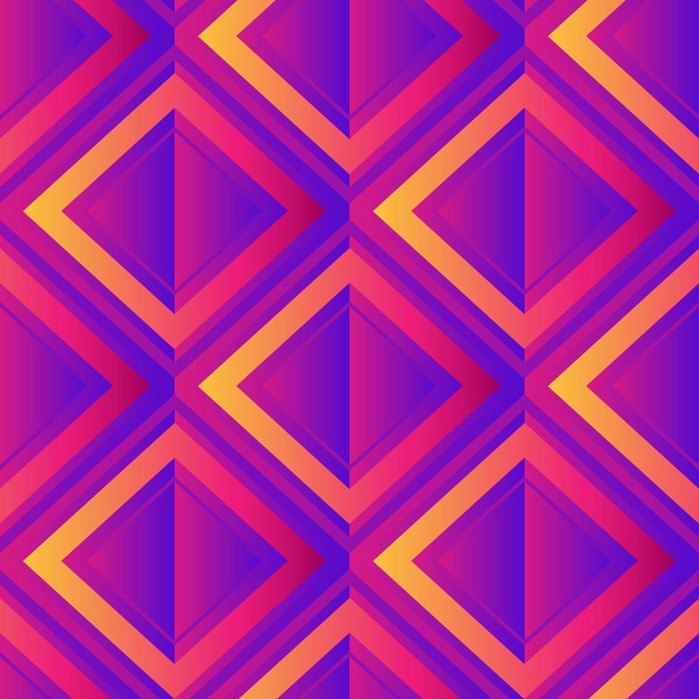 Plaid seamless pattern with rhombus. Vector fabric print template. Gingham ornament. Geometric carpet background. Checkered neon backdrop.