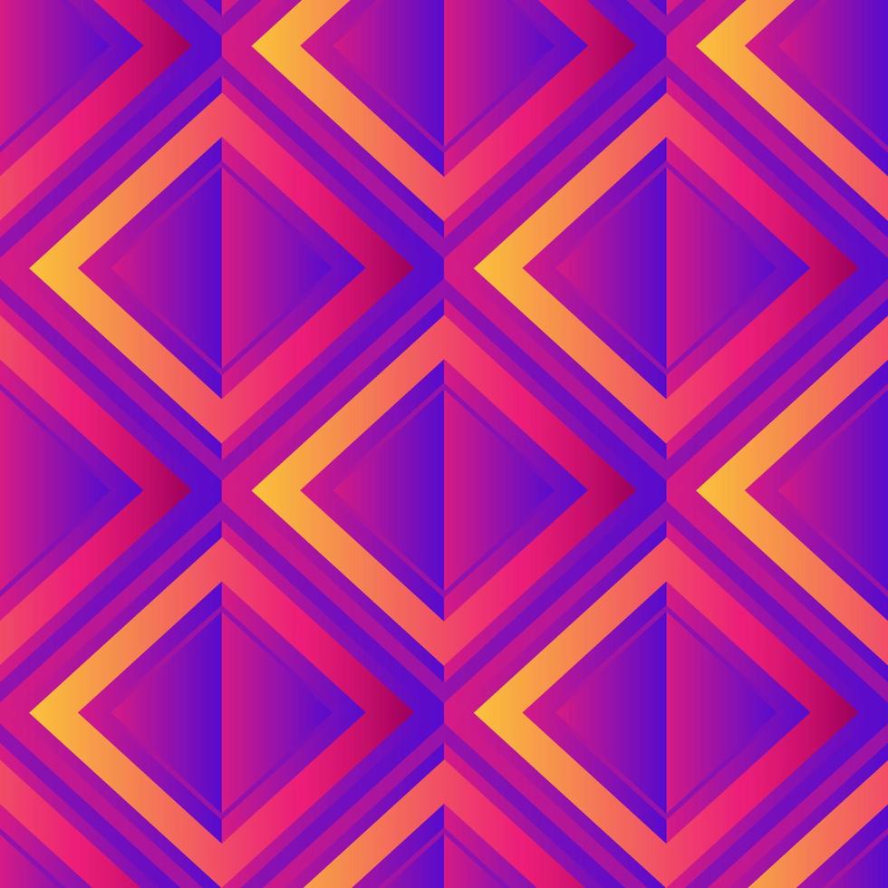 Plaid seamless pattern with rhombus. Vector fabric print template. Gingham ornament. Geometric carpet background. Checkered neon backdrop.