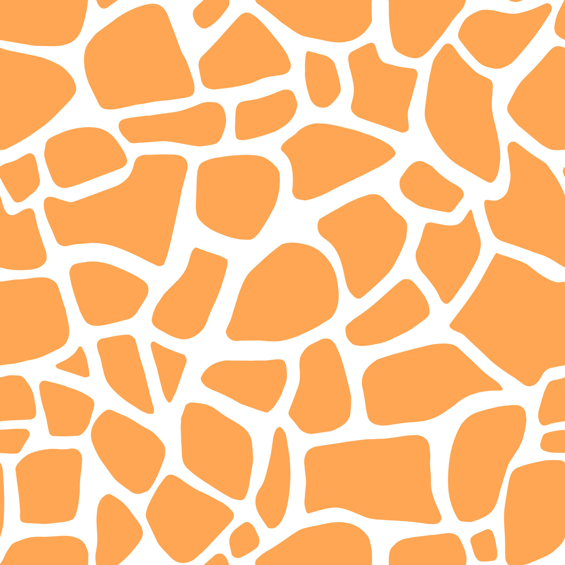 Giraffe animal skin seamless pattern. Wild nature fabric print template