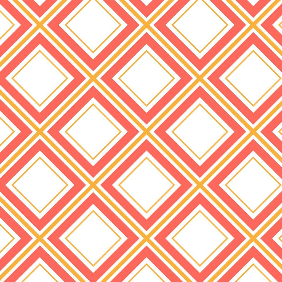 patrón sin costuras a cuadros. plantilla de impresión de tela vectorial. adorno de estilo escocés. fondo de alfombra roja con rayas geométricas. vector