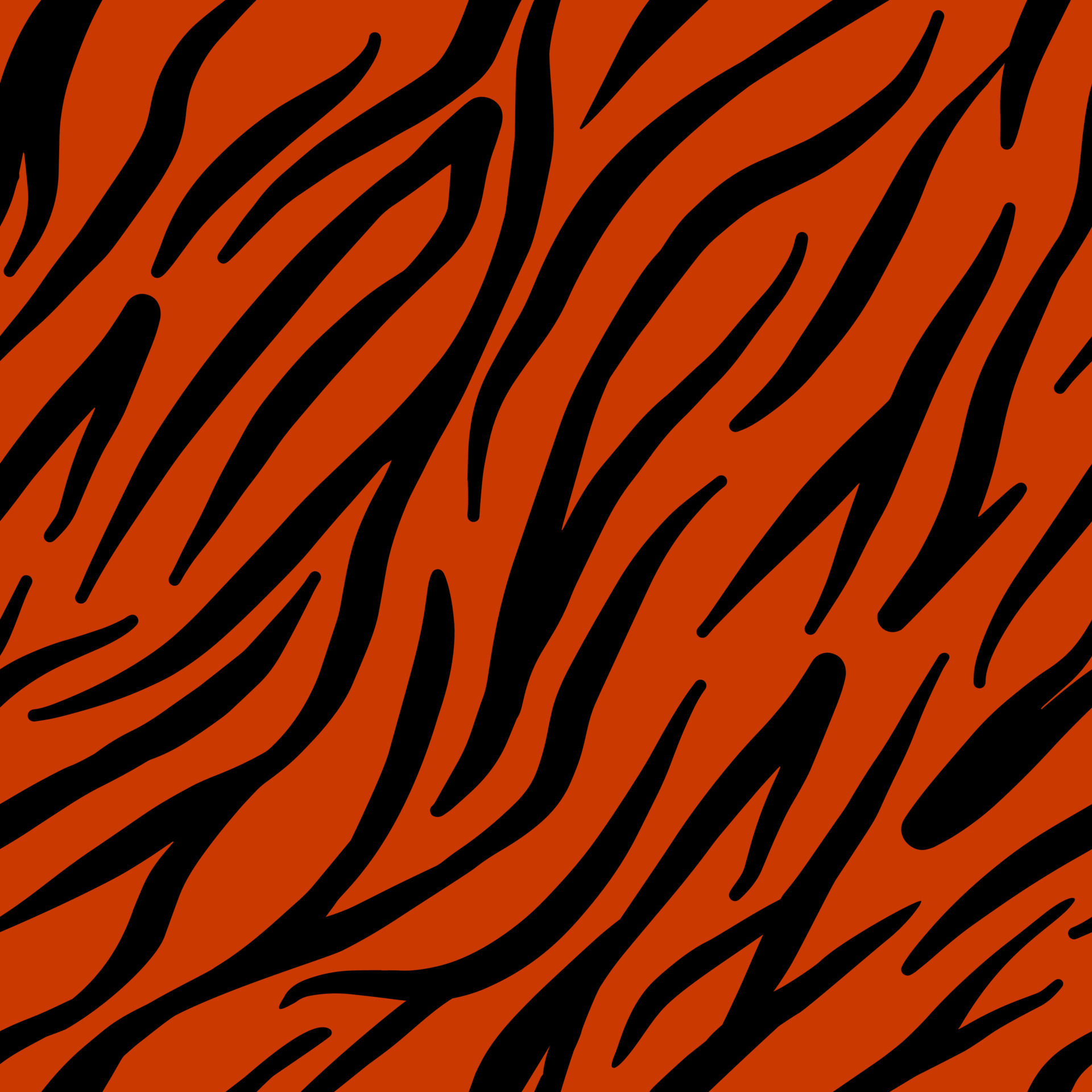 Tiger animal skin seamless pattern. Wild nature fabric print template.  Simple wallpaper design. 10502452 Vector Art at Vecteezy