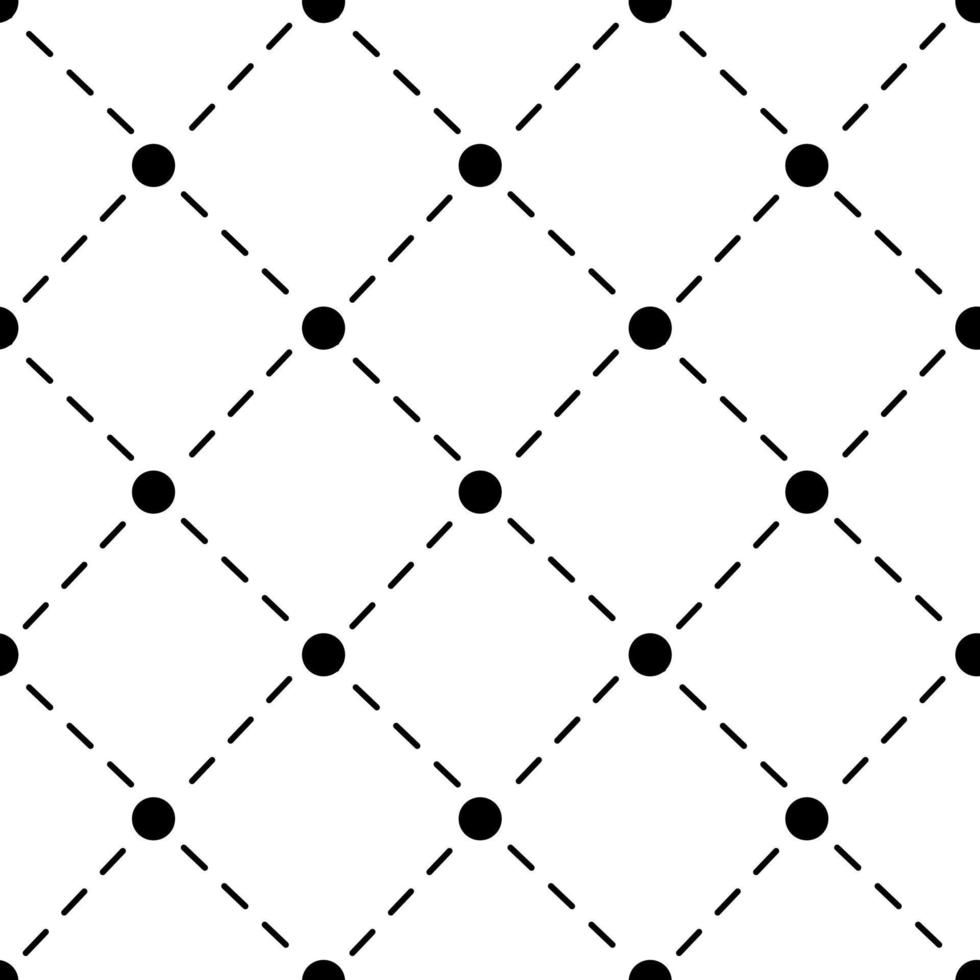 Rhombus seamless pattern template. Simple vector fabric print template. Isolated dotted line ornament.