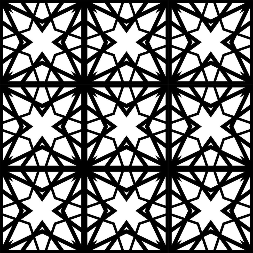 Geometric seamless patterns background design Black. Abstract line art pattern for wallpaper vector