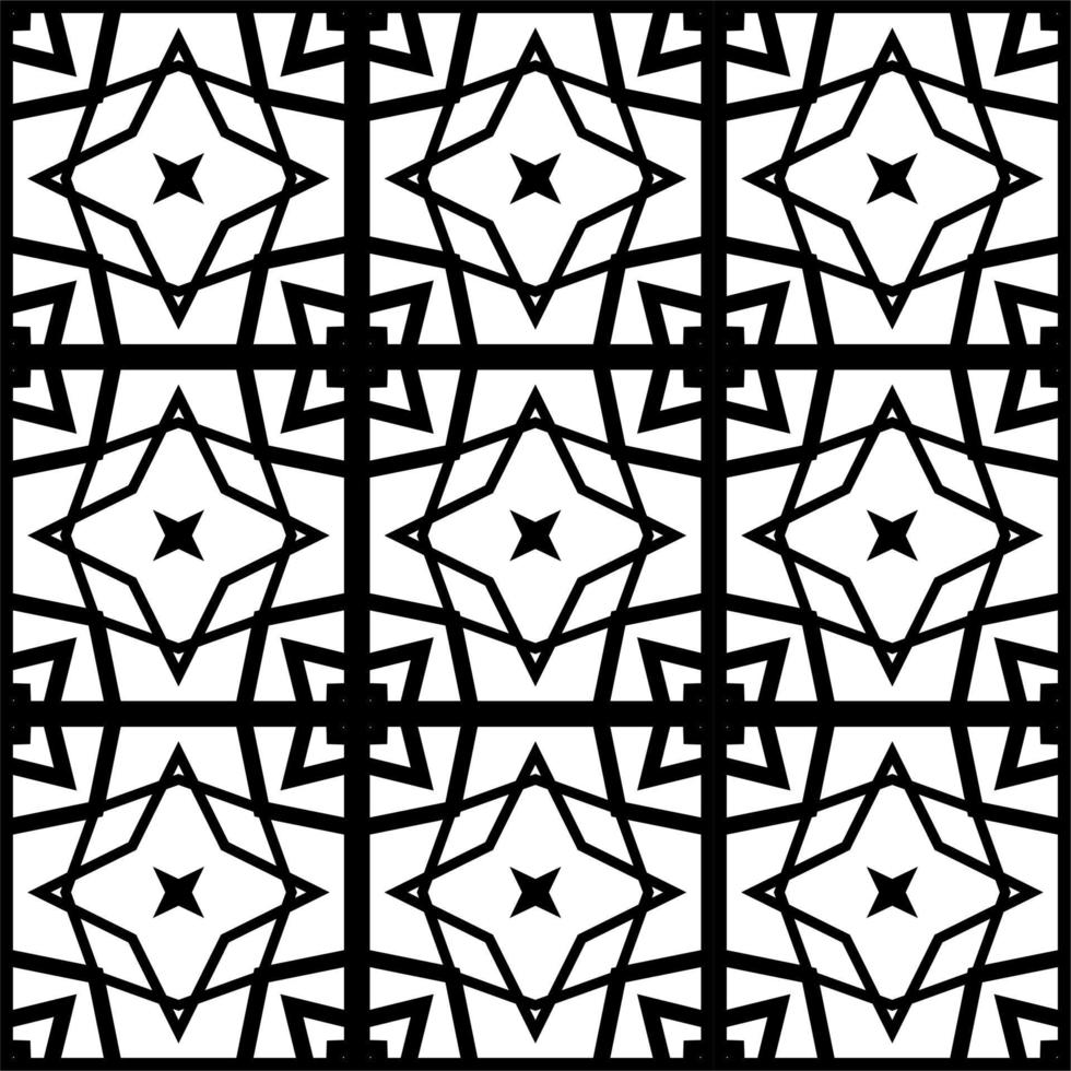 Geometric seamless patterns background design Black. Abstract line art pattern for wallpaper vector