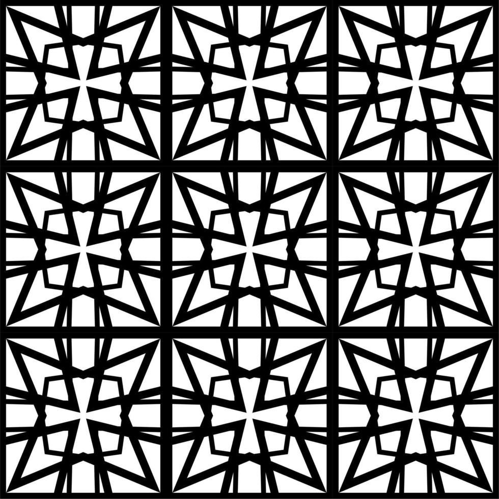 Geometric seamless patterns background design Black. Abstract line art pattern for wallpaper vector