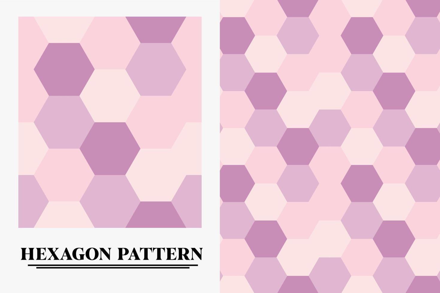 Vector of Hexagon Pattern. seamles pattern with hexagons. hexagon Free Vector