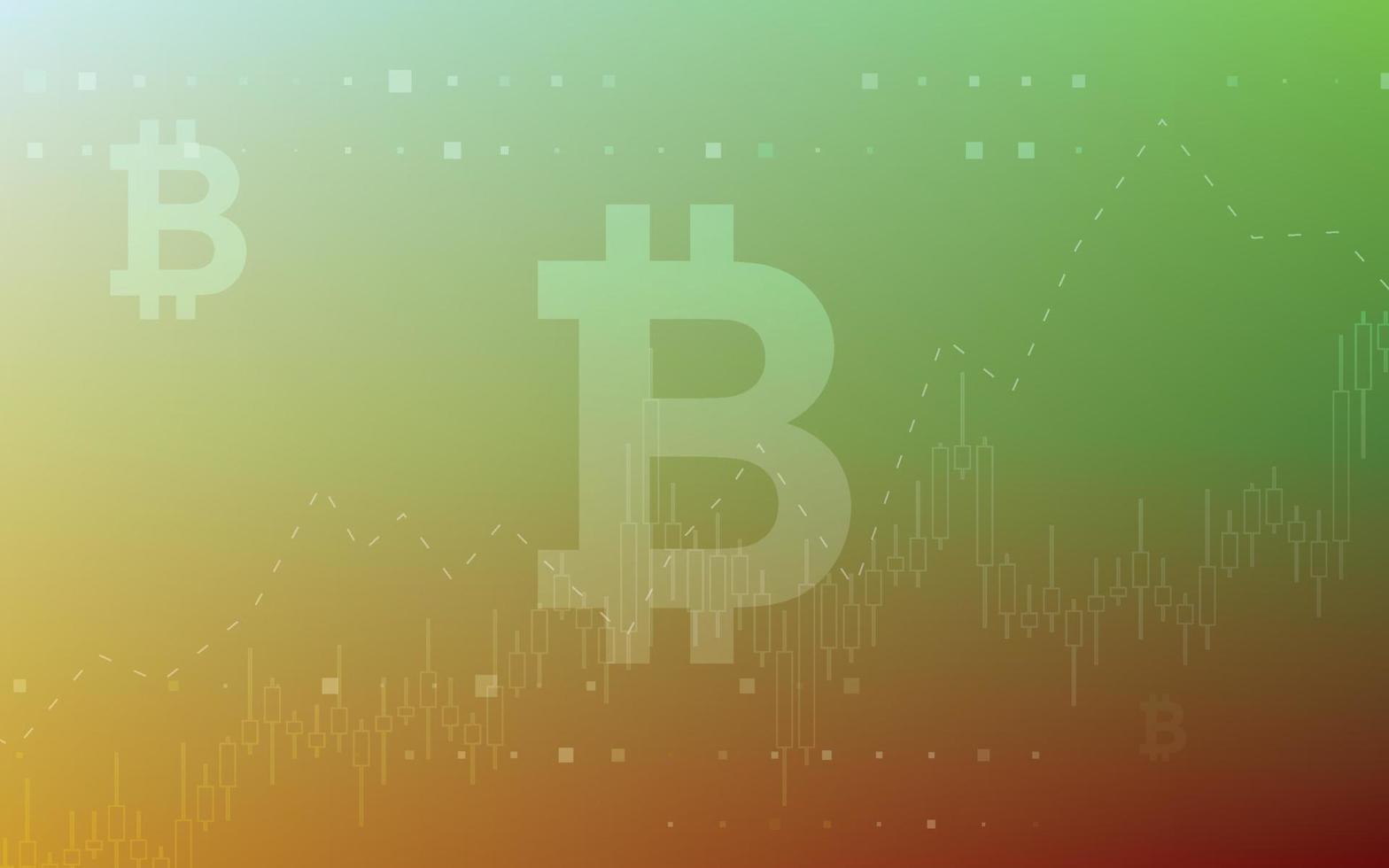 fondo claro y oscuro, vector de ilustración de moneda criptográfica bitcoin para página, logotipo, tarjeta, banner, web e impresión.