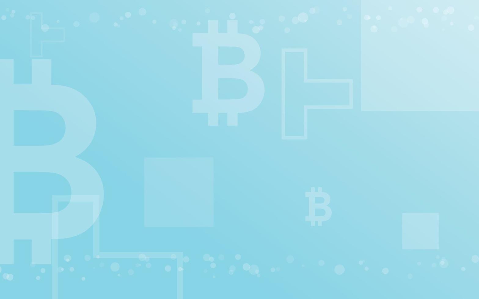 Light and dark background, Bitcoin crypto currency illustration vector for page, logo, card, banner, web and printing.