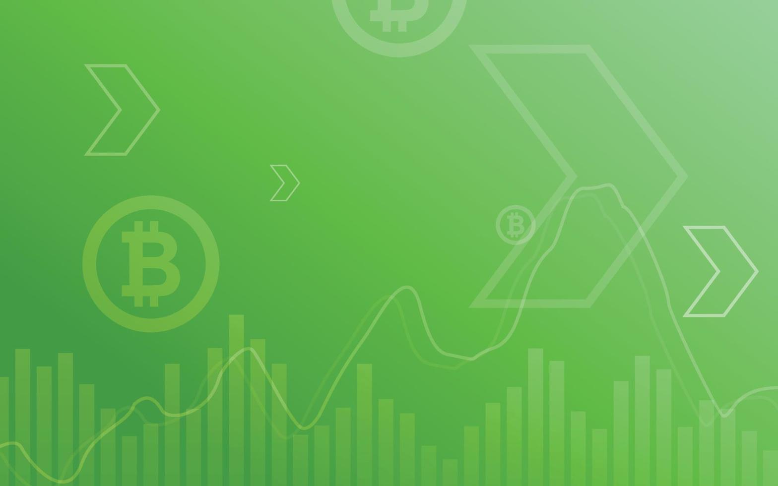 Light and dark background, Bitcoin crypto currency illustration vector for page, logo, card, banner, web and printing.