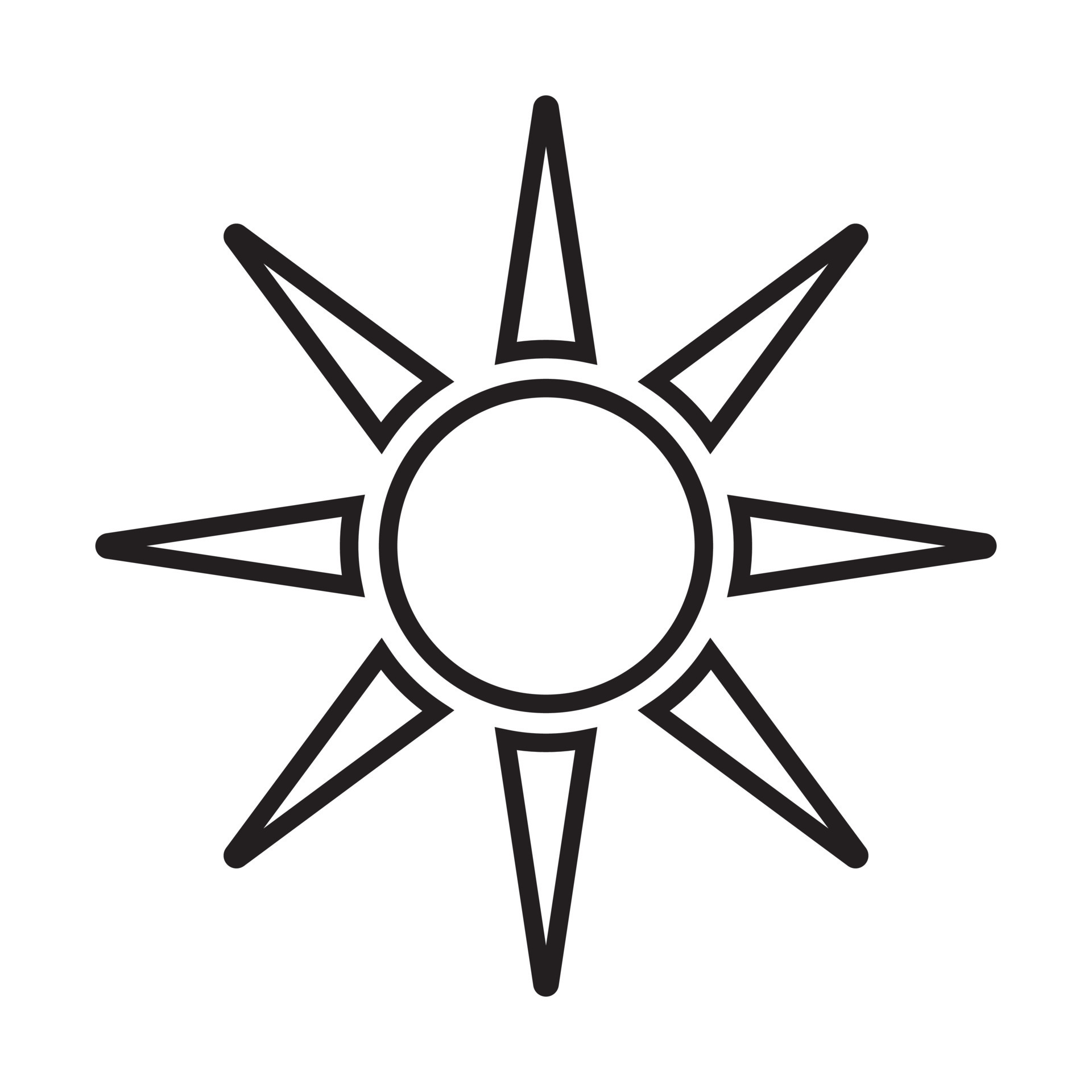 Sunny sun line art icon for apps and websites 10503806 Vector Art at ...