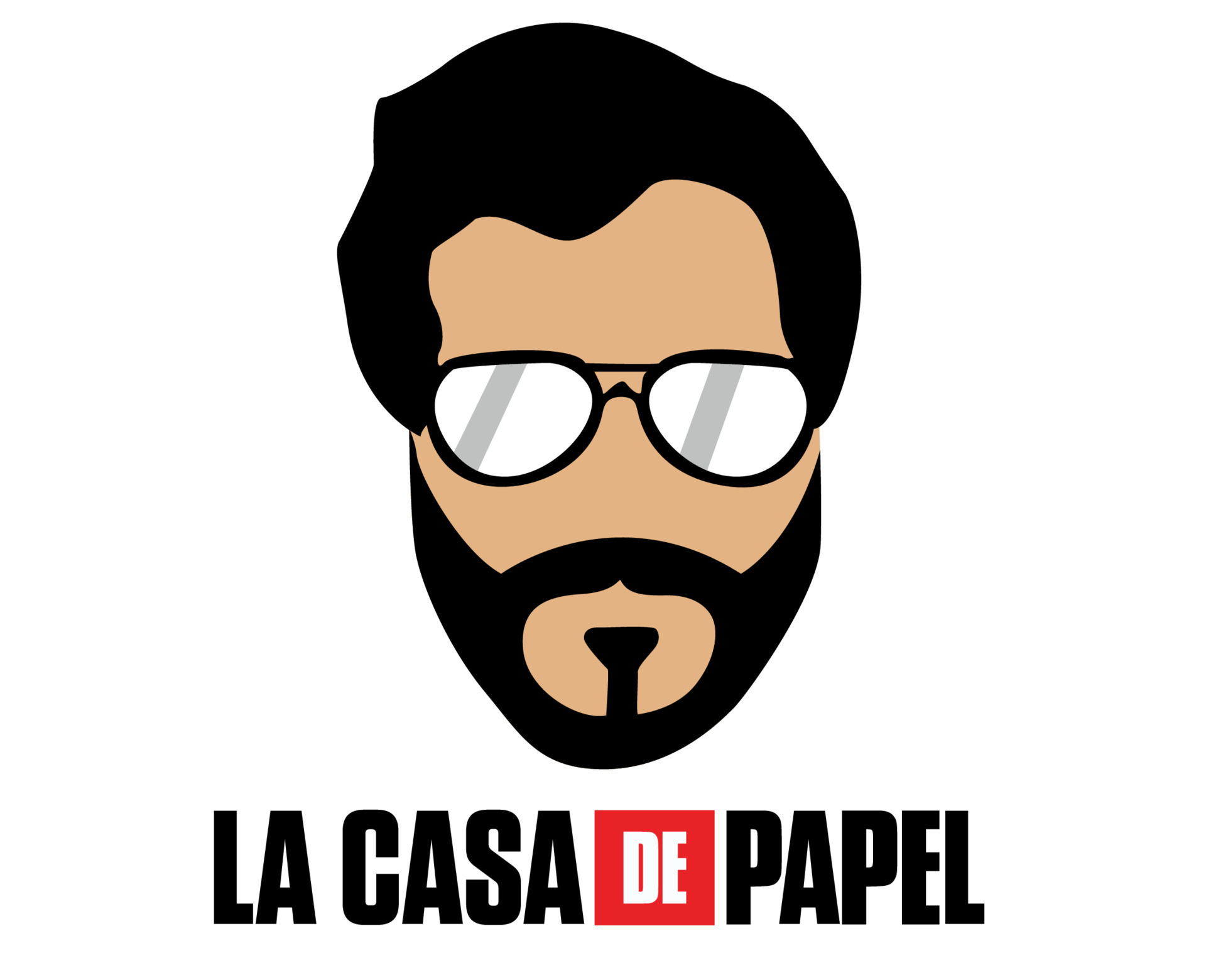 Professor With La Casa De Papel Title Money Heist Design Graphic Netflix  Film Abstract Vector Illustration in White Background 10503938 Vector Art  at Vecteezy