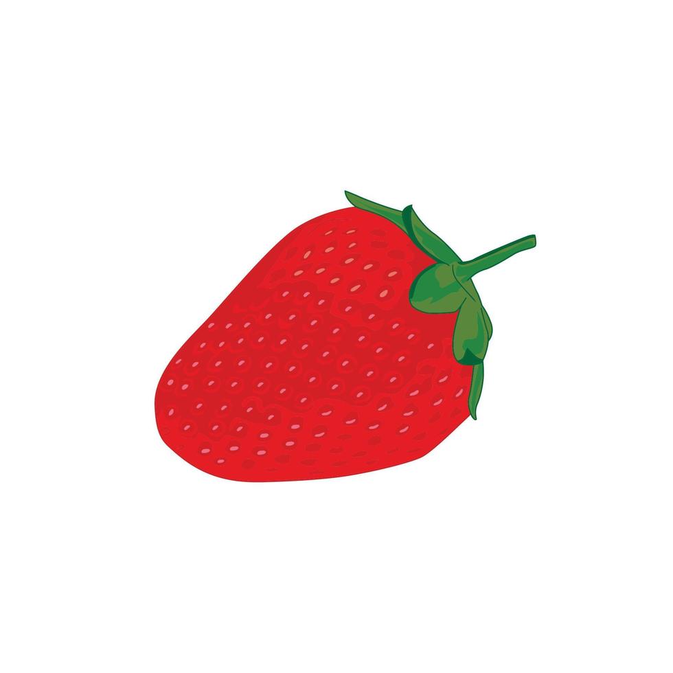 strawberry icon vector illustration. summer fruit sign and symbol.