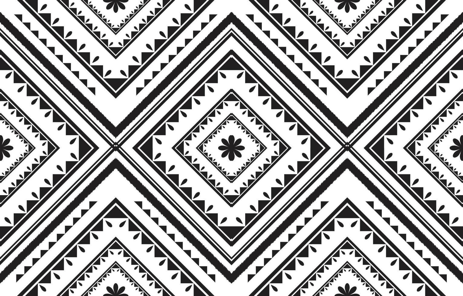 Seamless Geometric Pattern Design Black White Pattern for background or  wallpaper. tribal pattern vector seamless.Ethnic fabric texture.art  print.for home textile,blanket,cushion,clothing and backdrop 10504837  Vector Art at Vecteezy