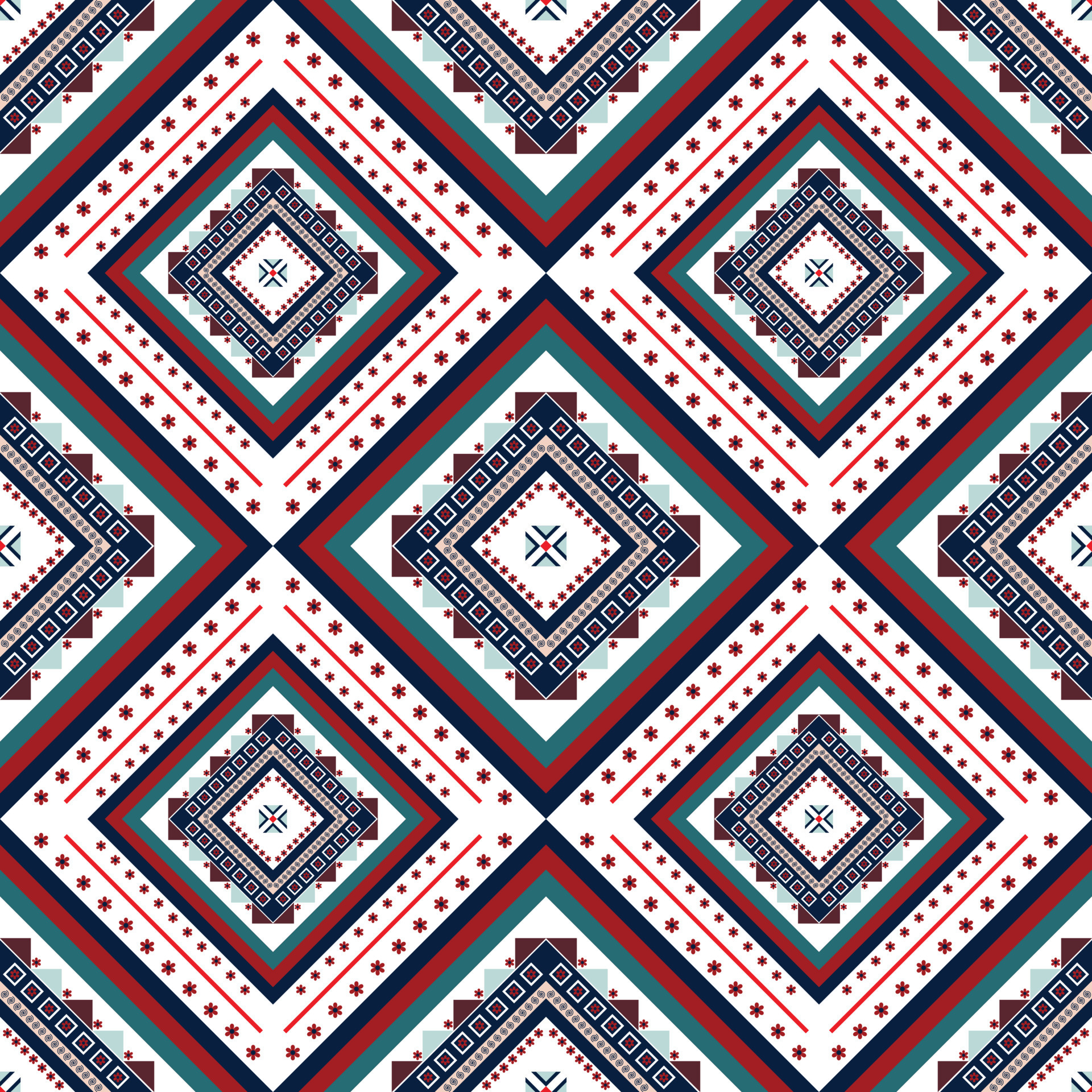 Ethnic geometric pattern design for background or wallpaper. tribal