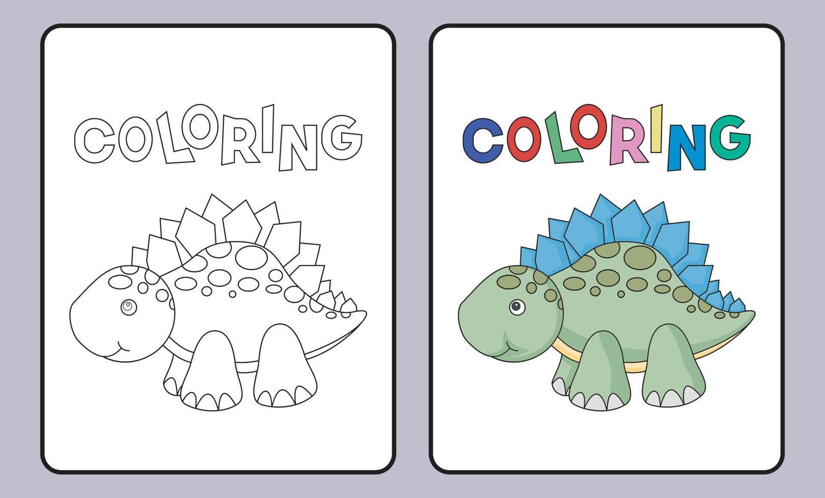 aprender a colorear para niños y escuela primaria. vector