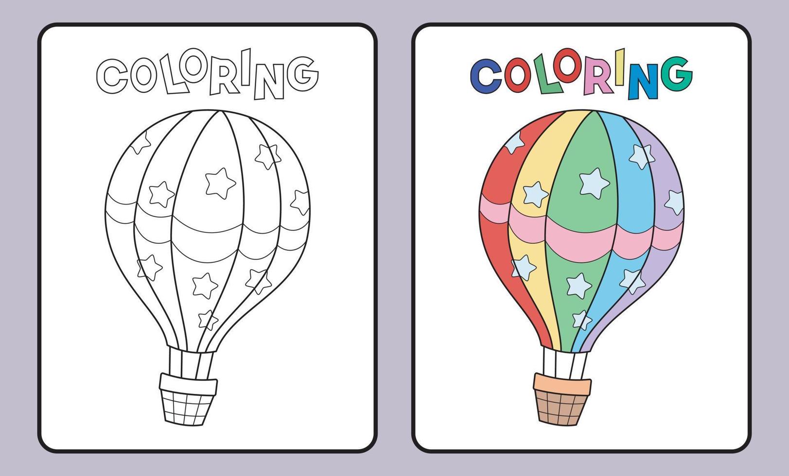 learn coloring for kids and elementary school. vector