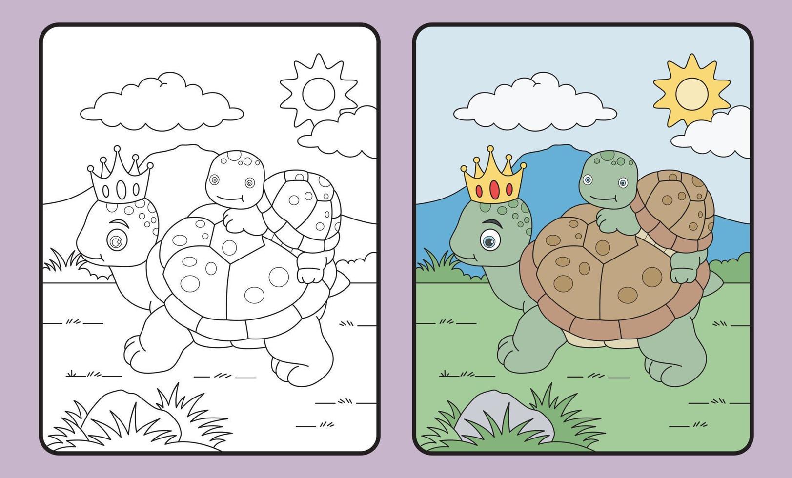 learn coloring for kids and elementary school. vector