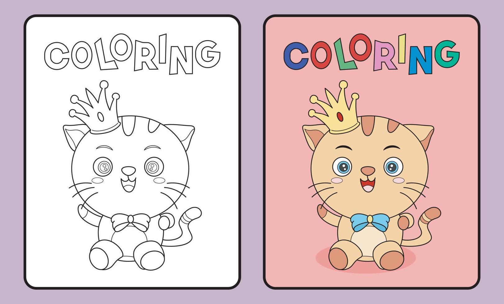 aprender a colorear para niños y escuela primaria. vector