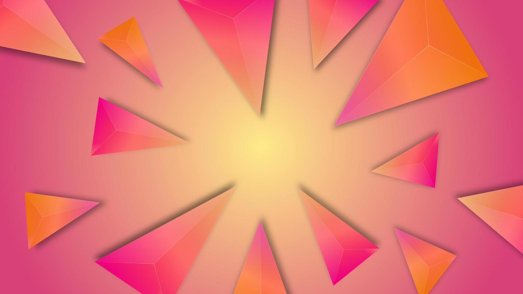 abstract triangel background vector