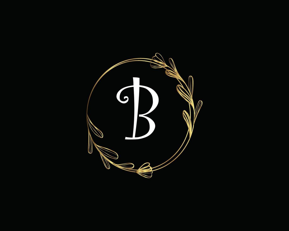 luxury letter logo vector