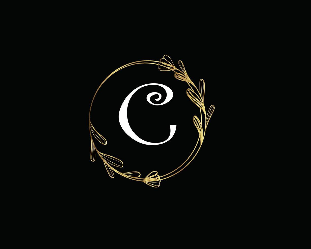 luxury letter logo vector