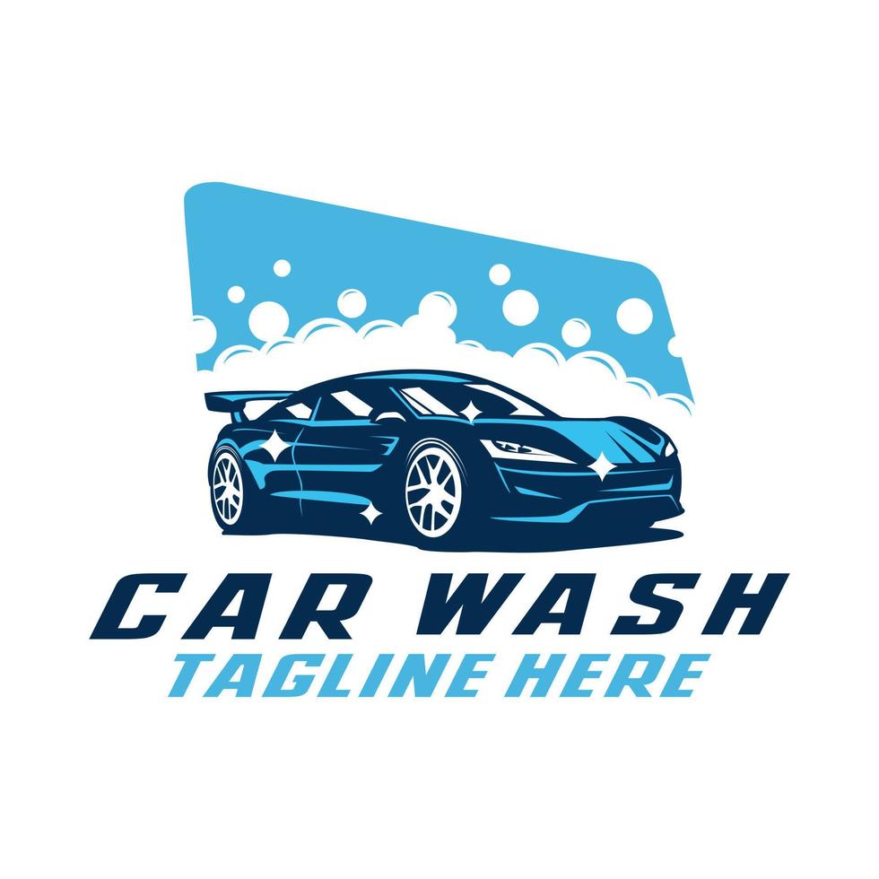 Car wash logo vector