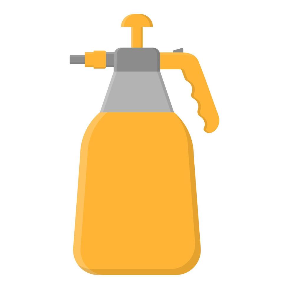 Cartoon garden sprayer icon isolated on white background. Gardening tool. Vector illustration in cartoon style for your design