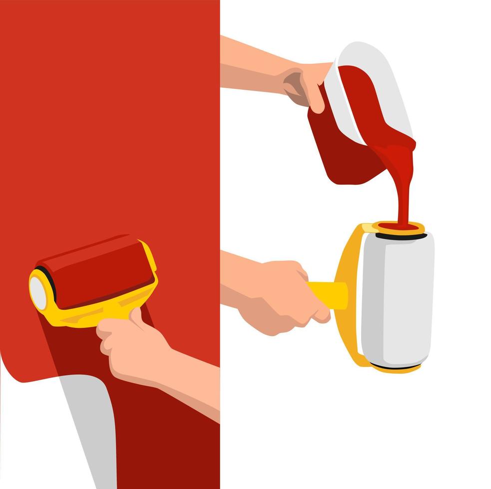 paint painter illustration design icon vector