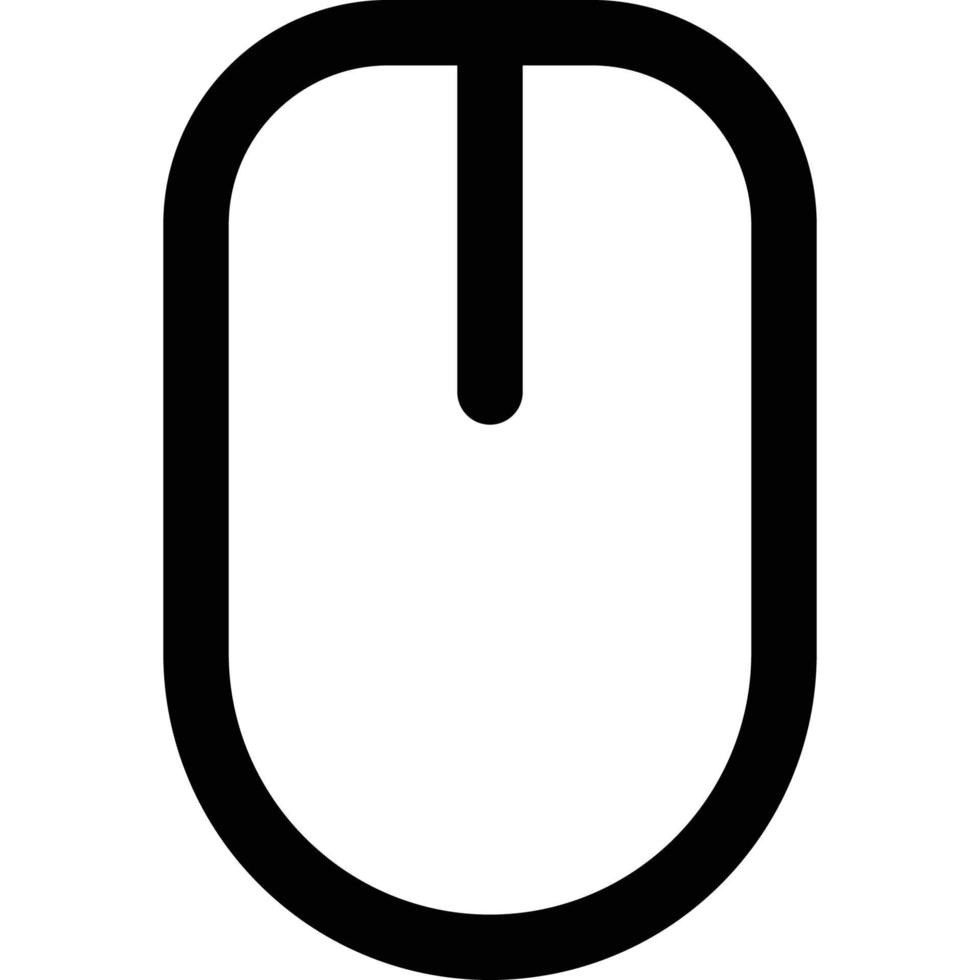 Computer and Hardware Theme Mouse Icon vector