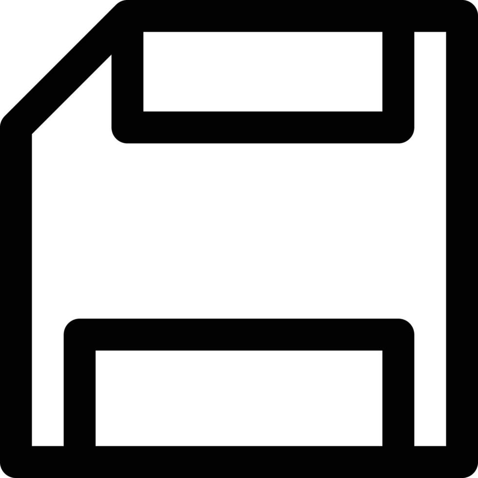 Computer and Hardware Theme Disket Icon vector