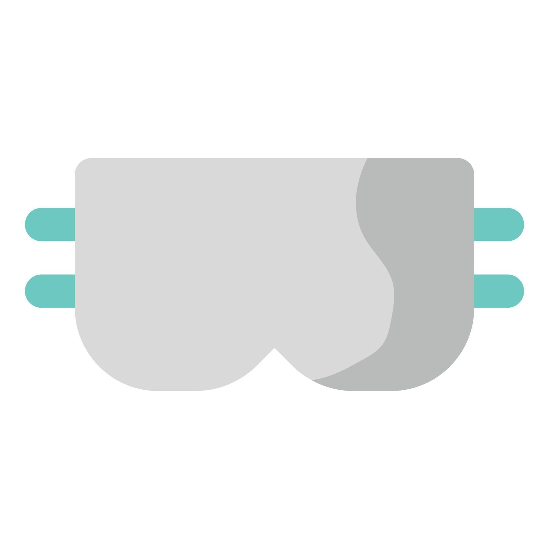 Construction Themed Flat Style Welding Goggles Icon 10506129 Vector Art
