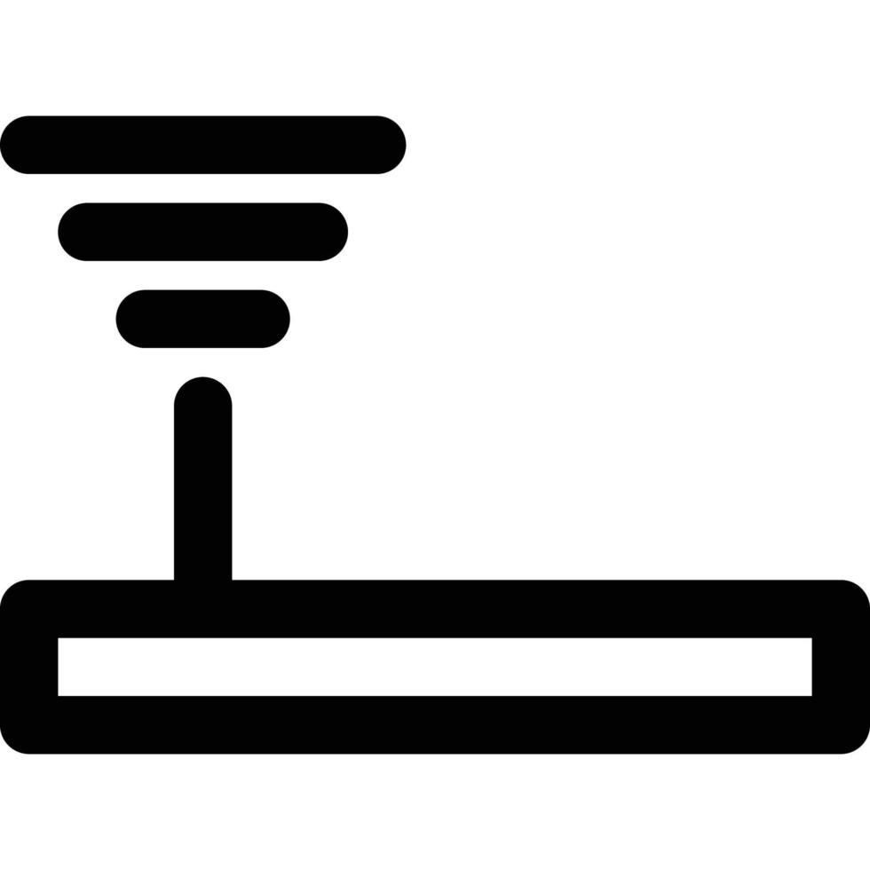 icono inalámbrico de tema de computadora y hardware vector