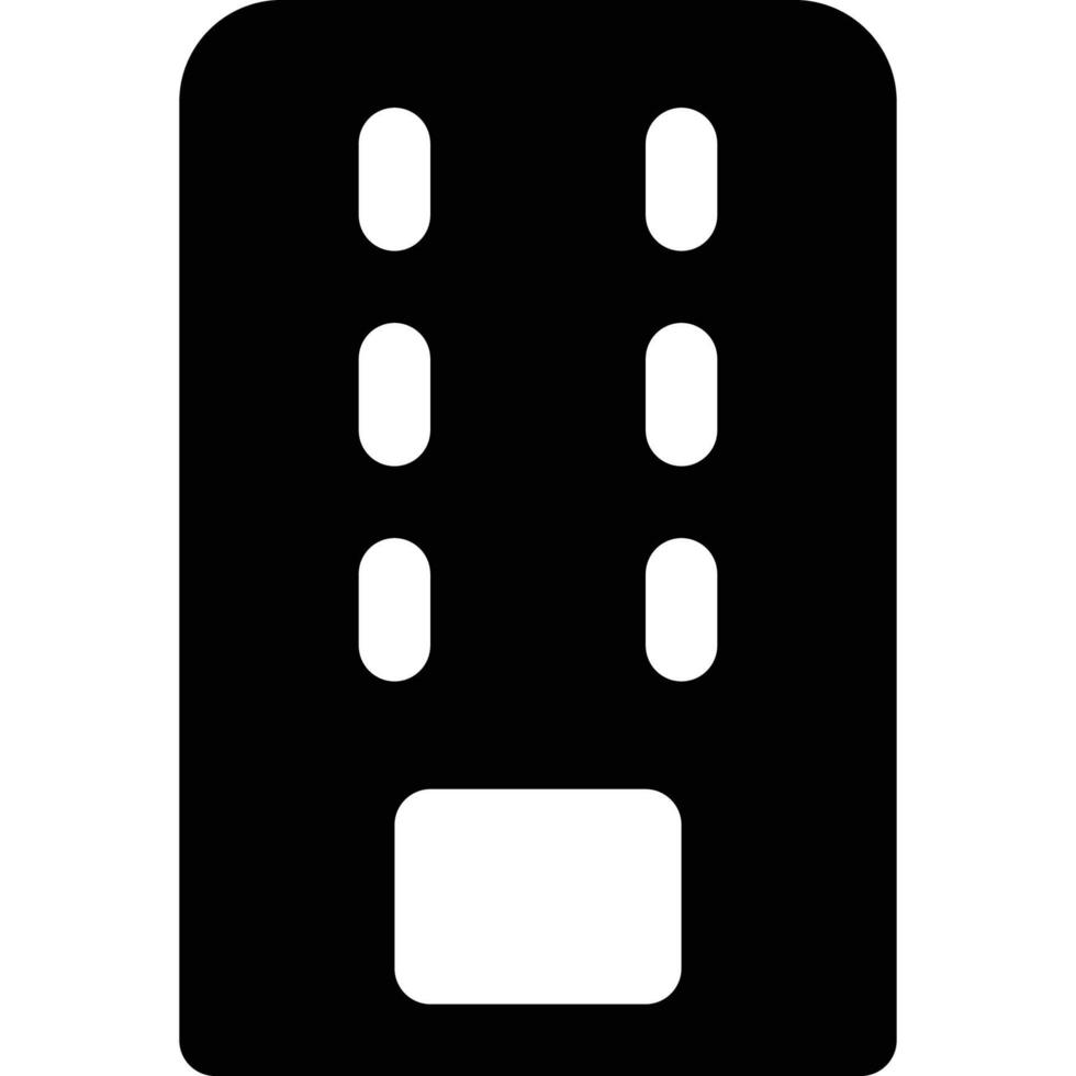 Solid Style CEO Office Icon vector